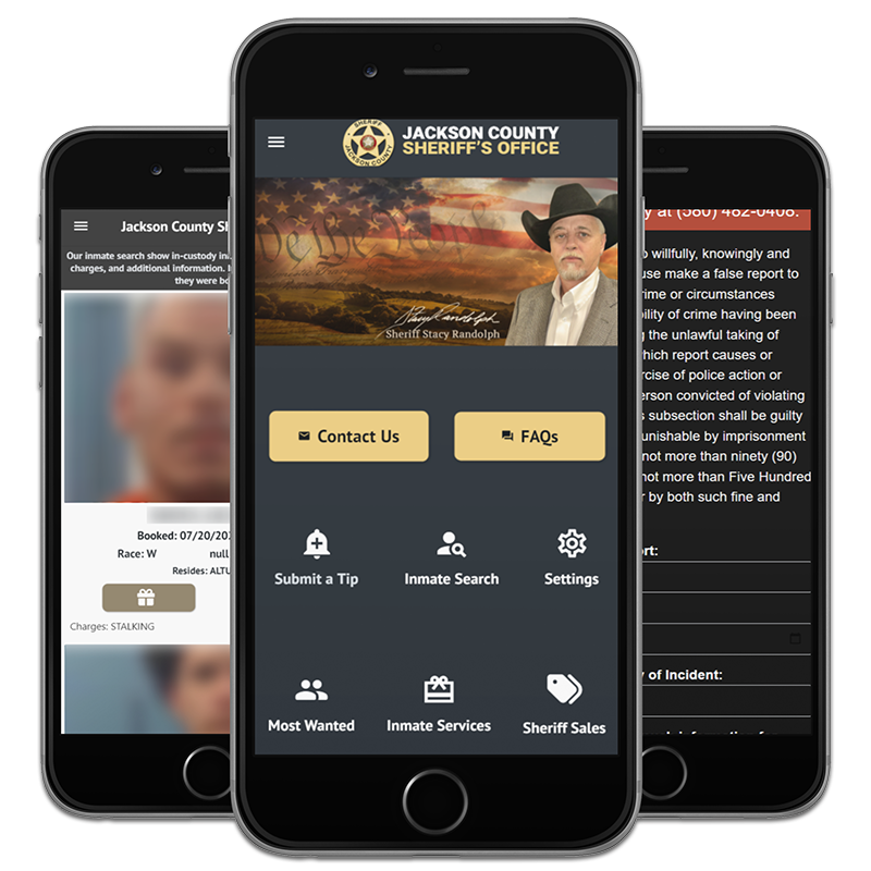 previews of the jackson county sheriffs app